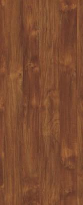 Brown wood grain laminate with textured finish and visible wood pattern and knots