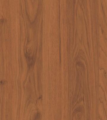 Brown wood grain laminate with textured finish and visible wood pattern and knots.