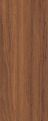 Brown wood grain laminate with textured finish and visible wood pattern and grain details