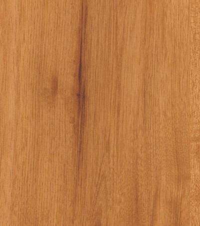 Brown wood grain laminate with textured finish and visible wood pattern and grain details