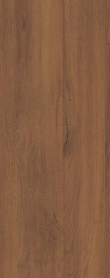 Brown wood grain laminate with textured finish and visible wood knots and grain pattern.