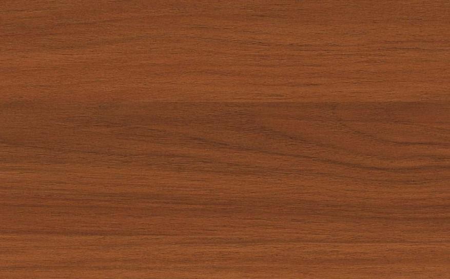 Brown wood laminate with textured finish and wood grain pattern, showing natural wood appearance and texture details.