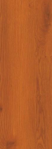 Brown wood grain laminate with textured finish and visible wood pattern and knots
