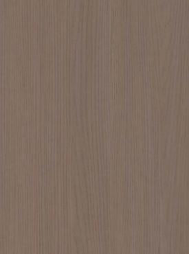 Brown wood grain laminate with textured finish and vertical wood pattern, showing subtle grain details and texture