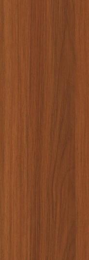 Brown wood grain laminate with textured finish and visible grain pattern.