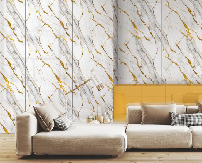 Ontari Marble & Stone Laminate 8x4 ft High Gloss 1.5 mm - TR 1935