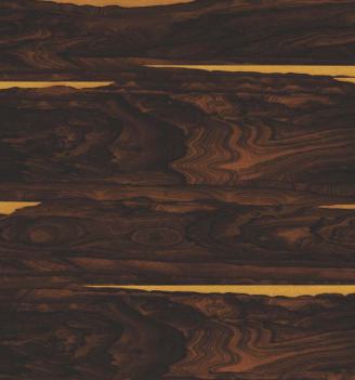 TR 9211 Ziricote HZ 8 ft x 4 ft Gloss Finish PVC Woodero Series Veneer - 1.5 mm