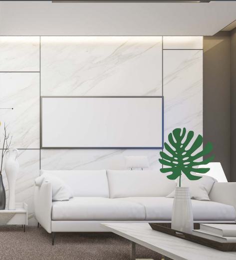 England Grey Marble & Stone Laminate 8x4 ft High Gloss 1.5 mm - UA 1804