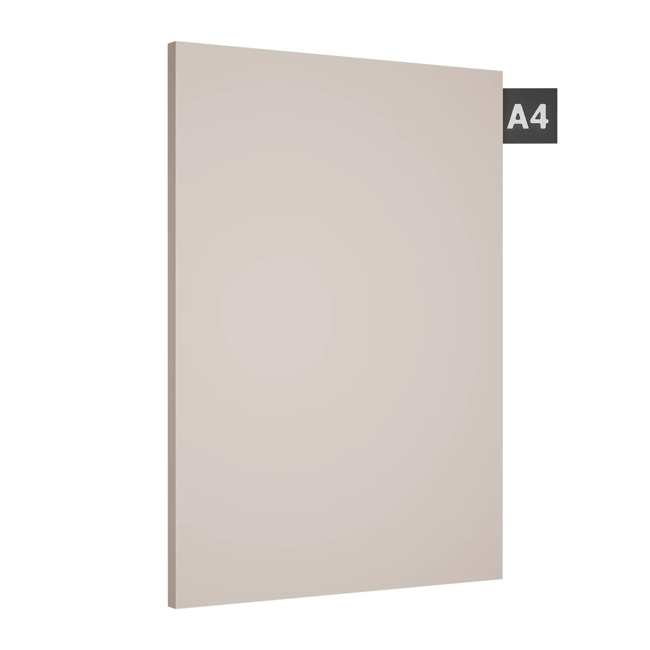 Ivory Plain Laminate 8x4 ft High Gloss 0.8 mm - UG 6014
