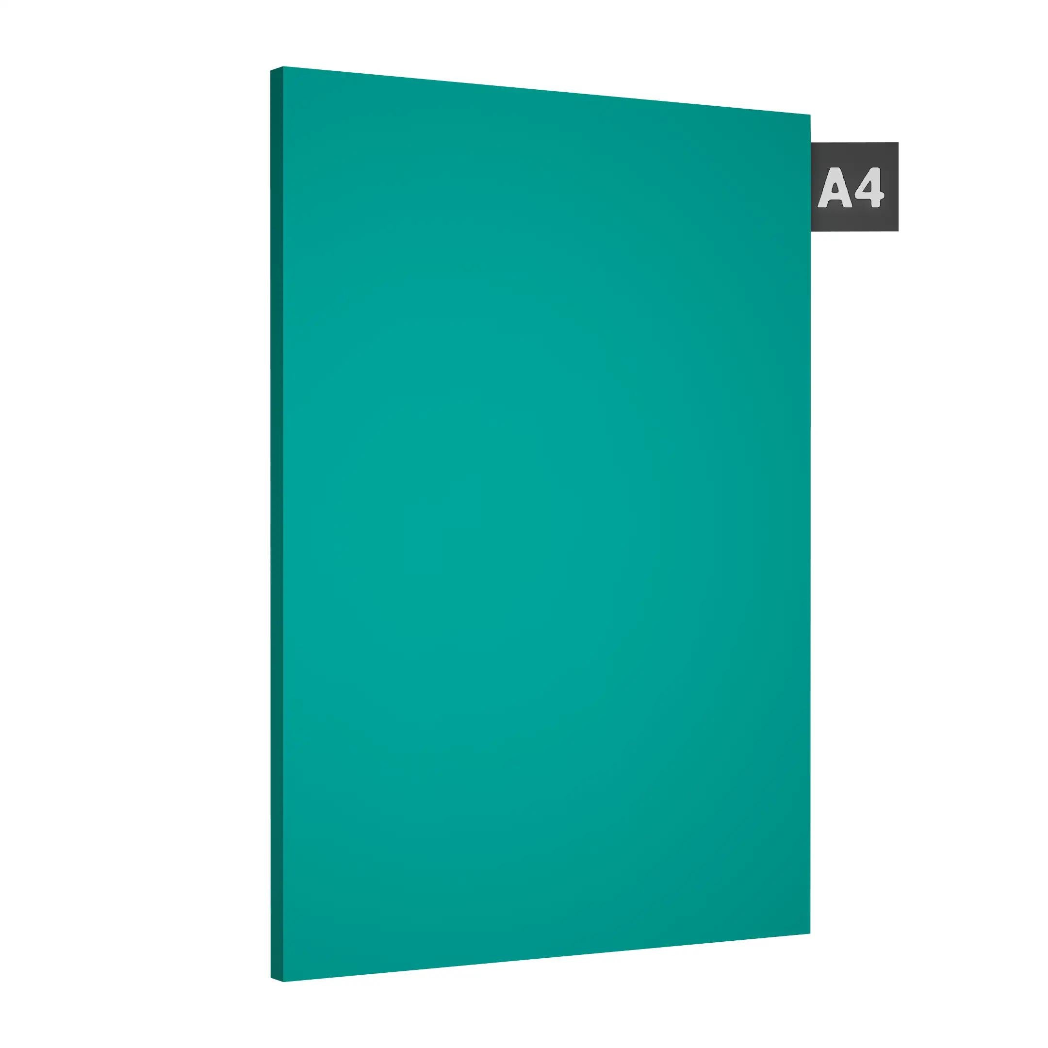 Aqua Green Plain Laminate 8x4 ft High Gloss 0.8 mm - UG 6070
