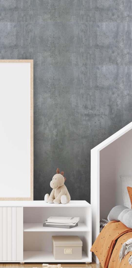 Luxurious Fluted Laminate 8x4 ft High Gloss 3 mm - UK 9006