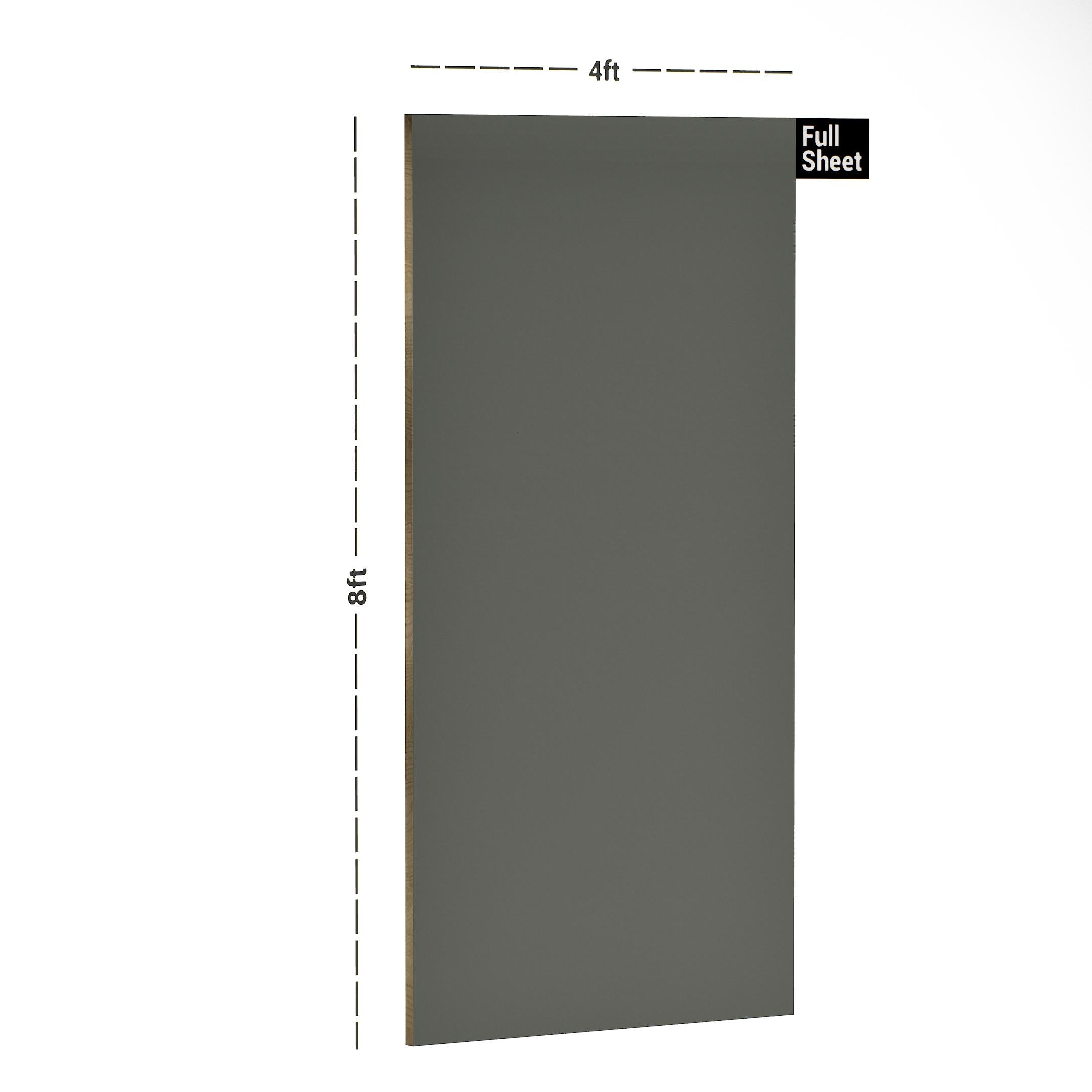 Charcol Grey Plain Laminate 8x4 ft Matte 1.5 mm - UM 532