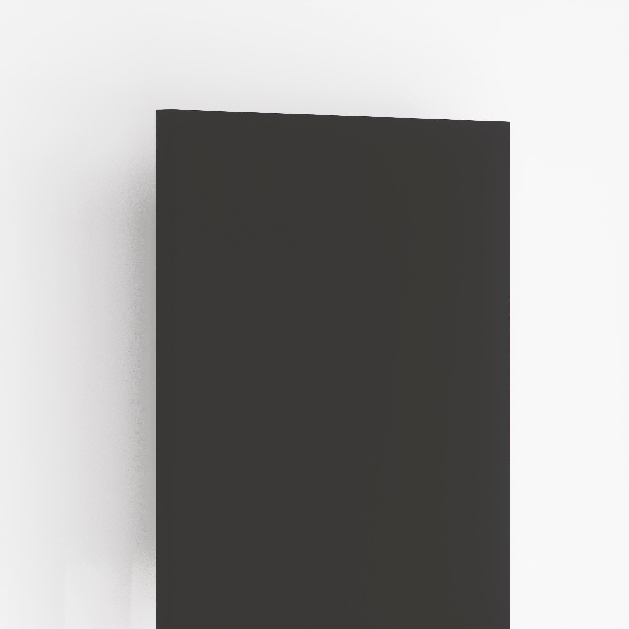 Jet Black Plain Laminate 8x4 ft Matte 1.5 mm - UM 905