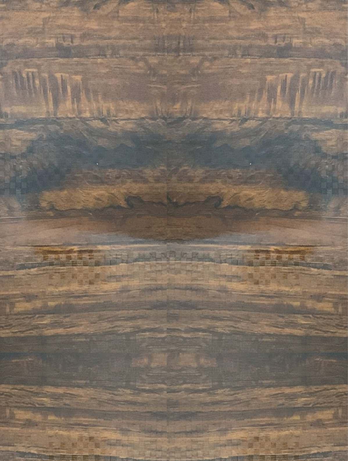 Swiss Elm Brown Wood Laminate 8x4 ft Texture 1 mm - VS 1128