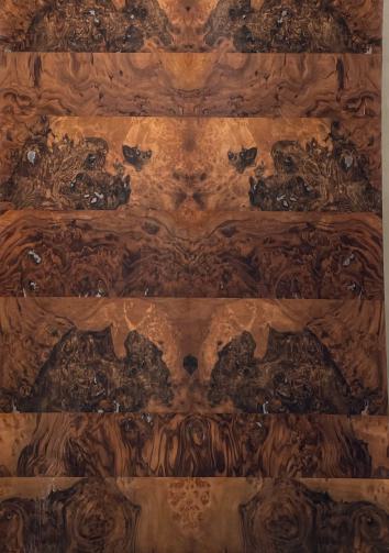 Walnut Burls 2440x1220 mm Silicon Natural Veneer - 3.7 mm