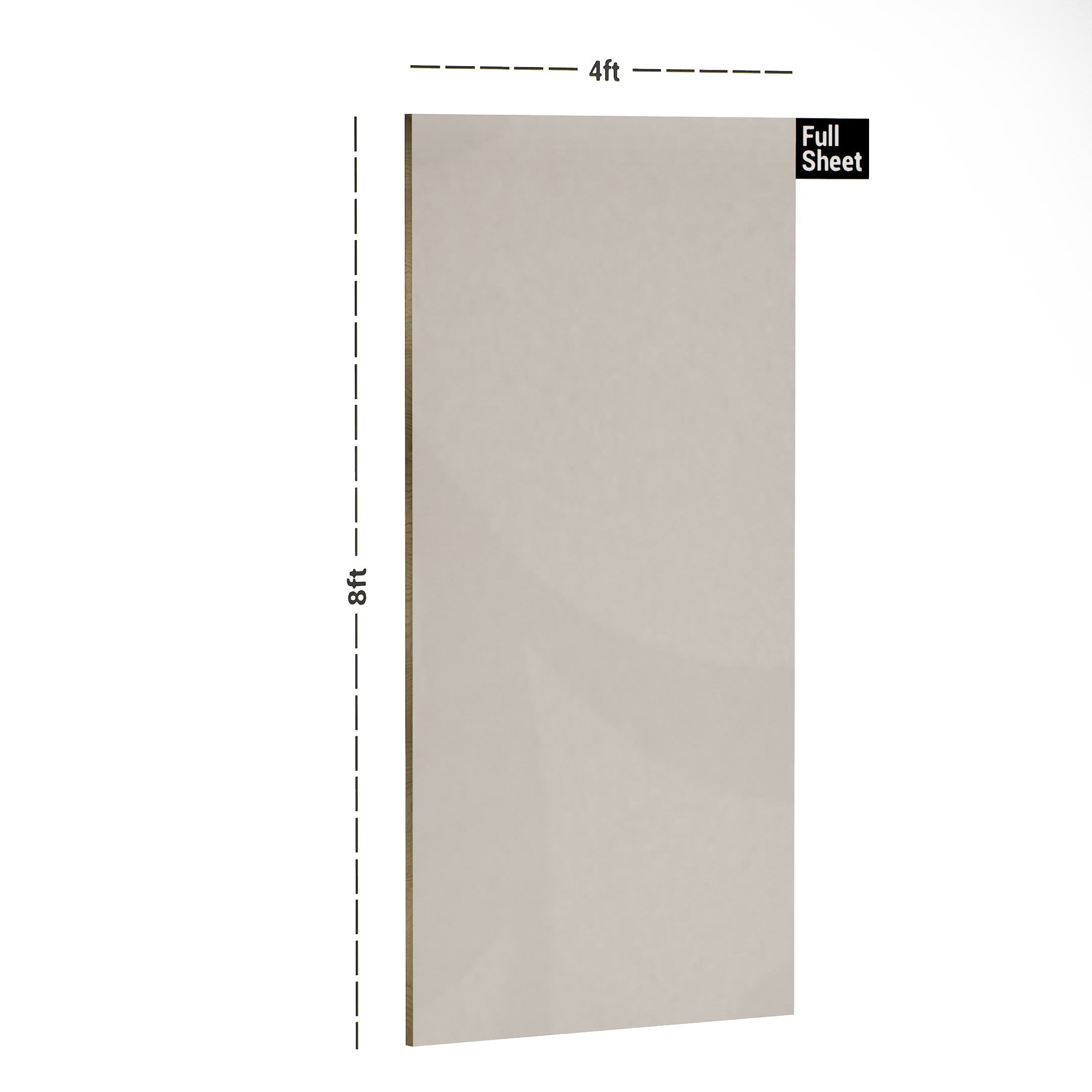 Watwin 6H Antiscratch Acrylic 8x4 ft High Gloss plain colors laminates Beige Watwin_83220