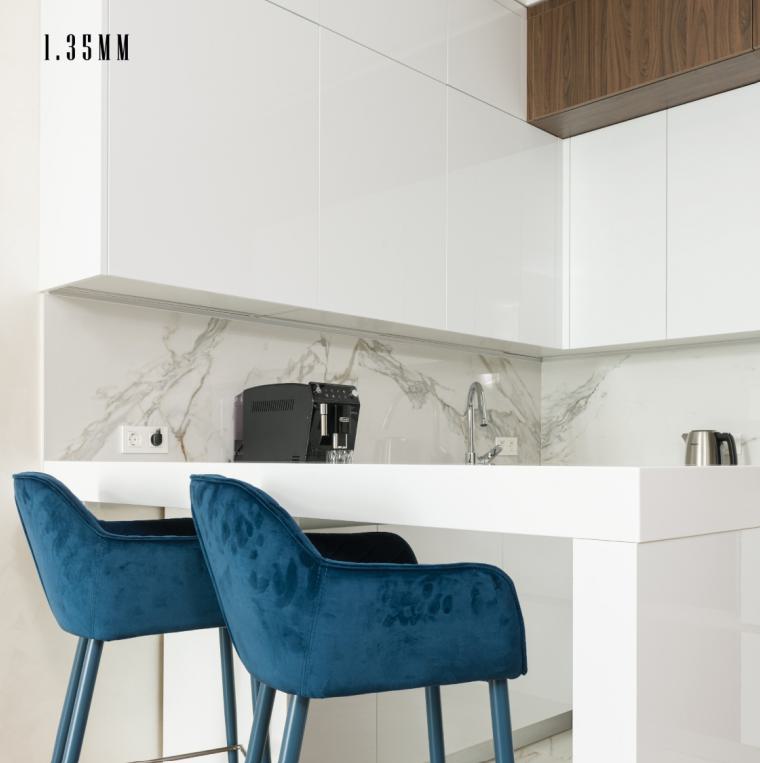 Watwin 6H Antiscratch Acrylic 8x4 ft High Gloss plain colors laminates Beige Watwin_83220