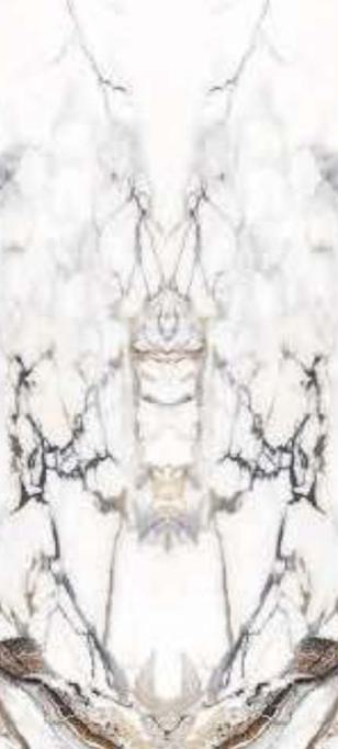 Abstract Pattern Marble & Stone Laminate 8x4 ft High Gloss 1 mm - White Digital