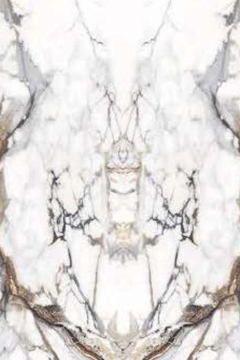 Abstract Pattern Marble & Stone Laminate 8x4 ft High Gloss 1 mm - White Digital