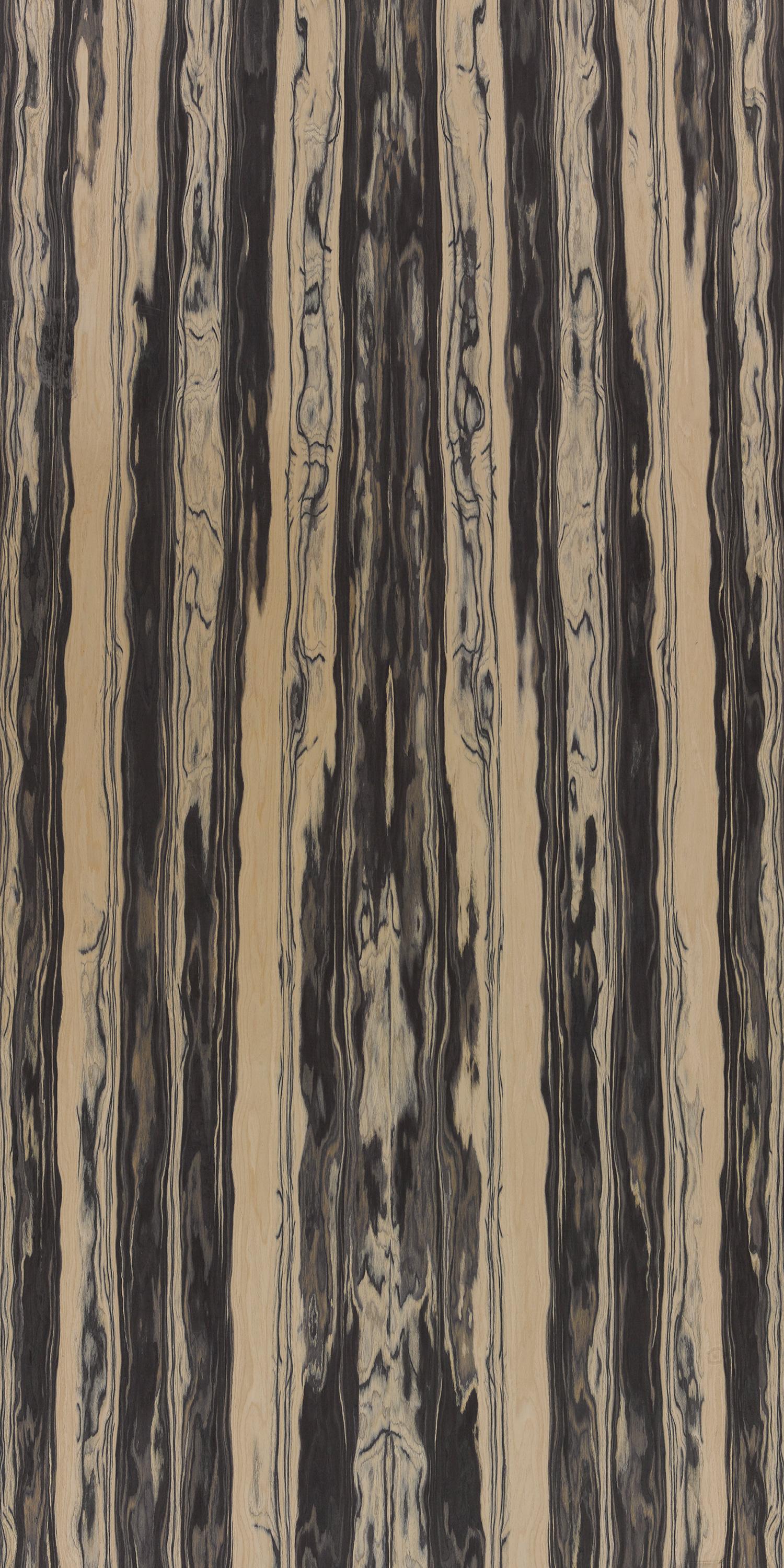 White Ebony Creme F884 Bohemian 2440x1220 mm Veneer - 3.5 mm