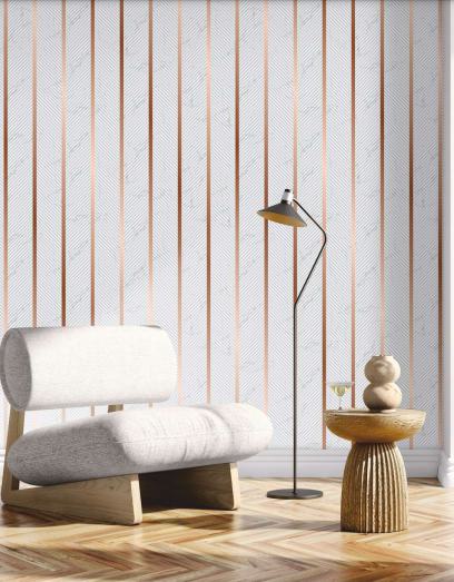 Brown Paper Fluted Laminate 8x4 ft Super Matte 1 mm - XM 1010