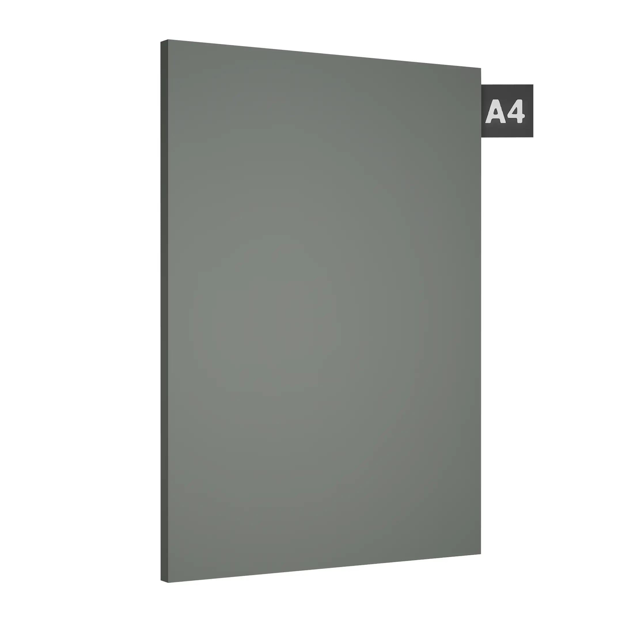 Shark Grey Plain Laminate 8x4 ft Matte 1 mm - ZMT 1402