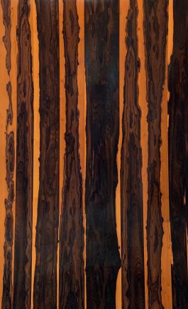 Ziricote Vertical 2440x1220 mm Silicon Natural Veneer - 3.7 mm