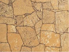Beige marble wall panel with textured stone pattern and rough grain, Fashion Wall louver product showcasing natural stone