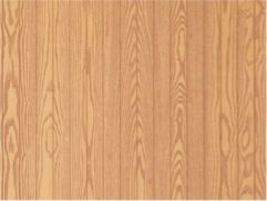 Brown wood grain texture wall panel with vertical wood pattern and texture finish, Fashion Wall louver design.