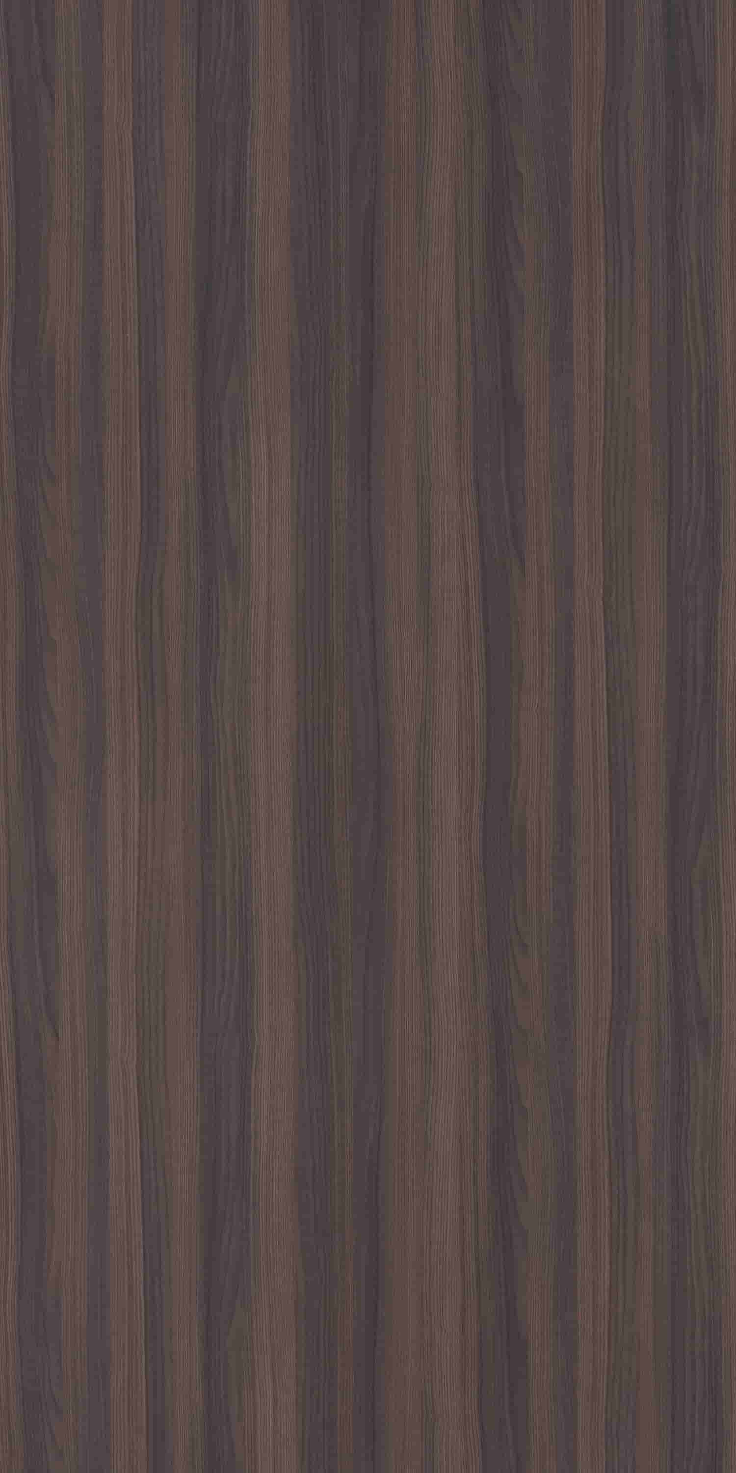Brown wood grain laminate with suede finish and vertical wood pattern texture