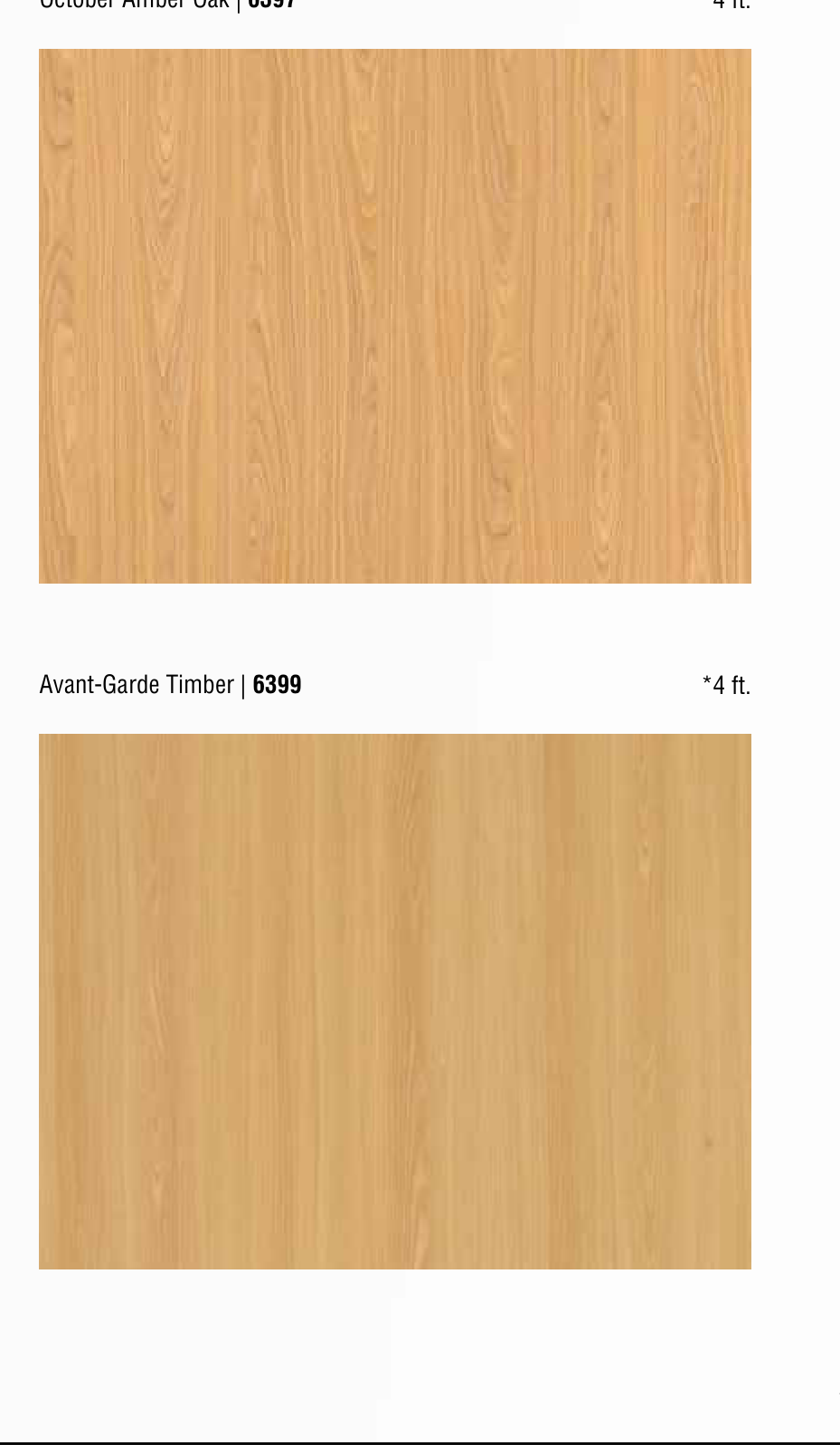 October Amber Oak pre-laminated MDF board by Century Prowud