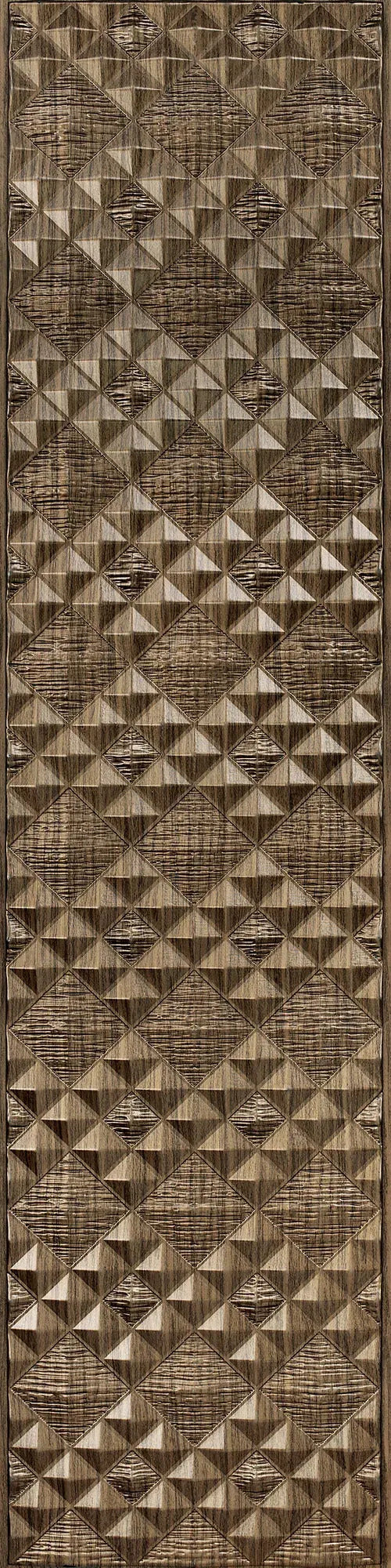 Stellar 65025 Brown Geometric Design Texture Wall Panel