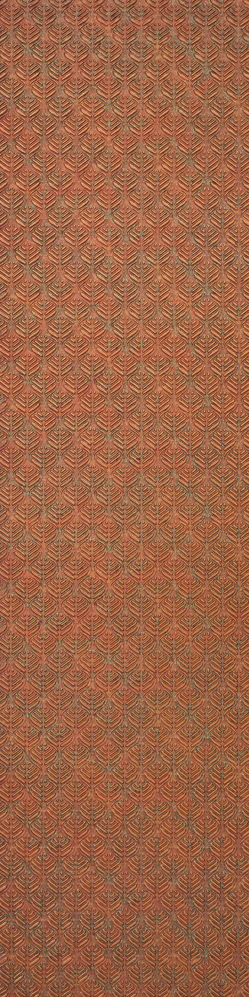 Stellar 65111 Orange Geometric Design Texture Wall Panel