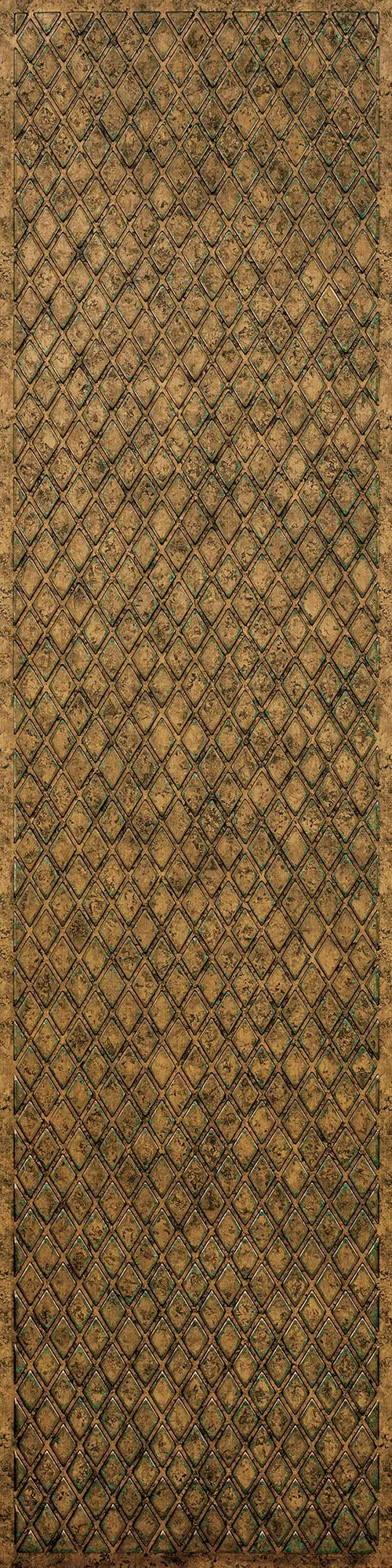 Stellar 65113 Gold Geometric Design Texture Wall Panel