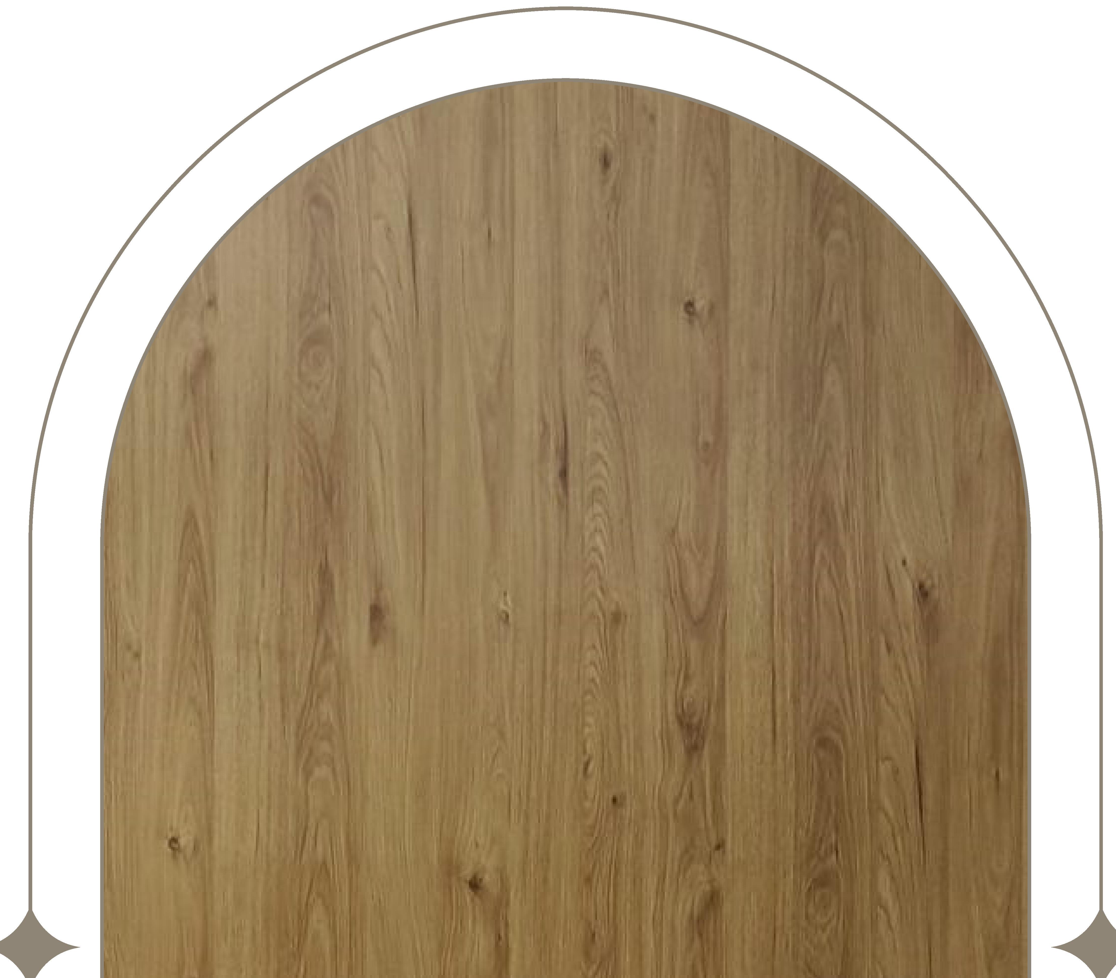 Brown wood laminate with textured finish and vertical grain pattern.