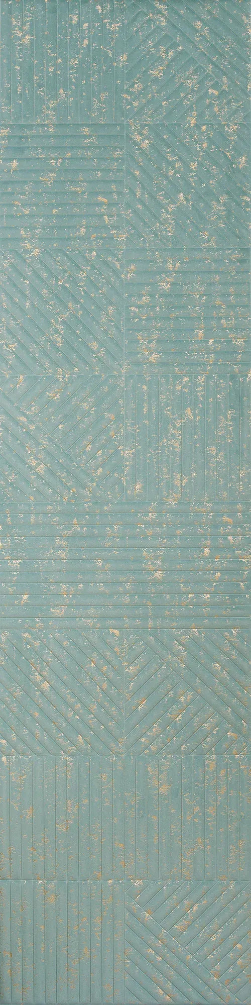Stellar 65233 Green Geometric Design Texture Wall Panel