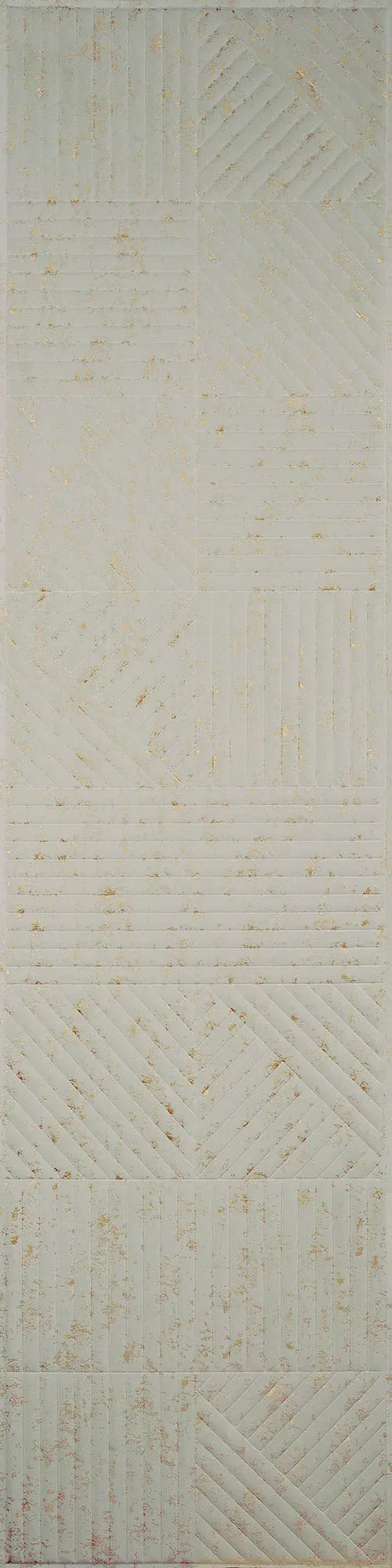 Stellar 65236 White Geometric Design Texture Wall Panel
