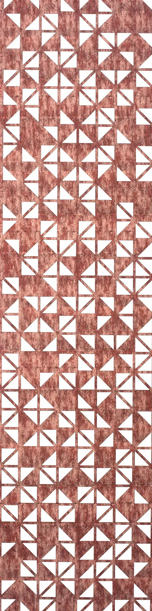 Stellar 65305 Red Geometric Design Texture Wall Panel