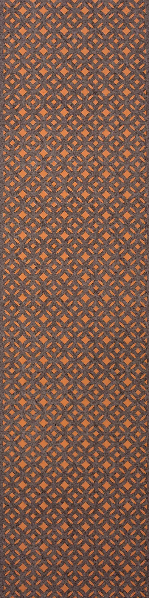 Stellar 65313 Orange Geometric Design Texture Wall Panel