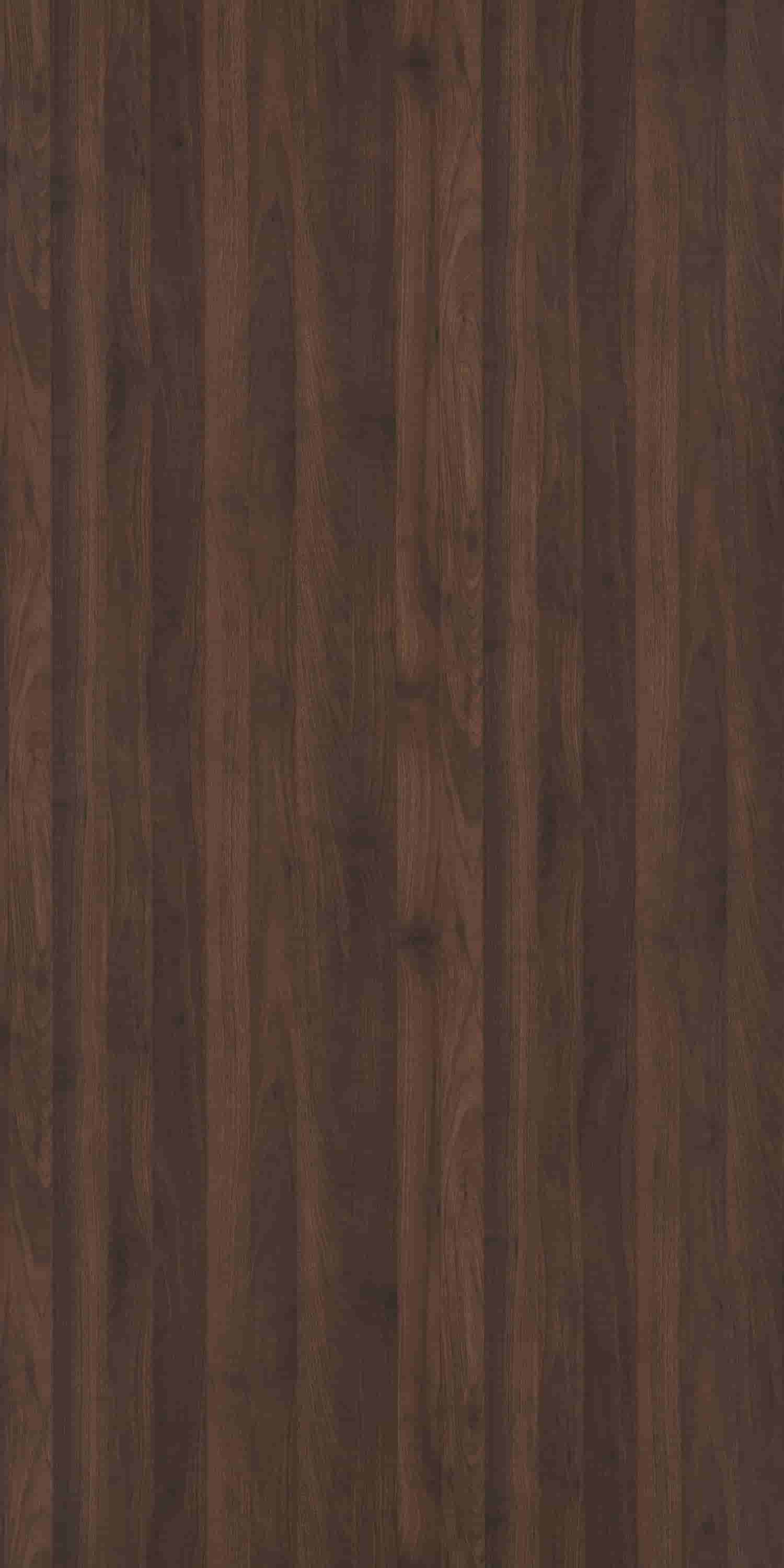 Brown wood grain laminate with suede finish and vertical wood pattern texture
