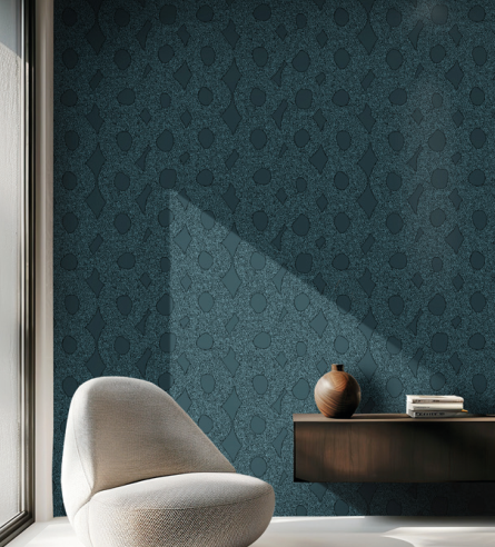Hohenberger Peacock wallpaper swatch