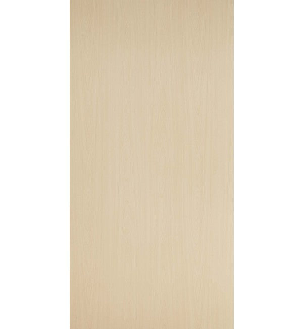 Beige wood grain decorative laminate with suede finish and subtle texture visible on the surface.