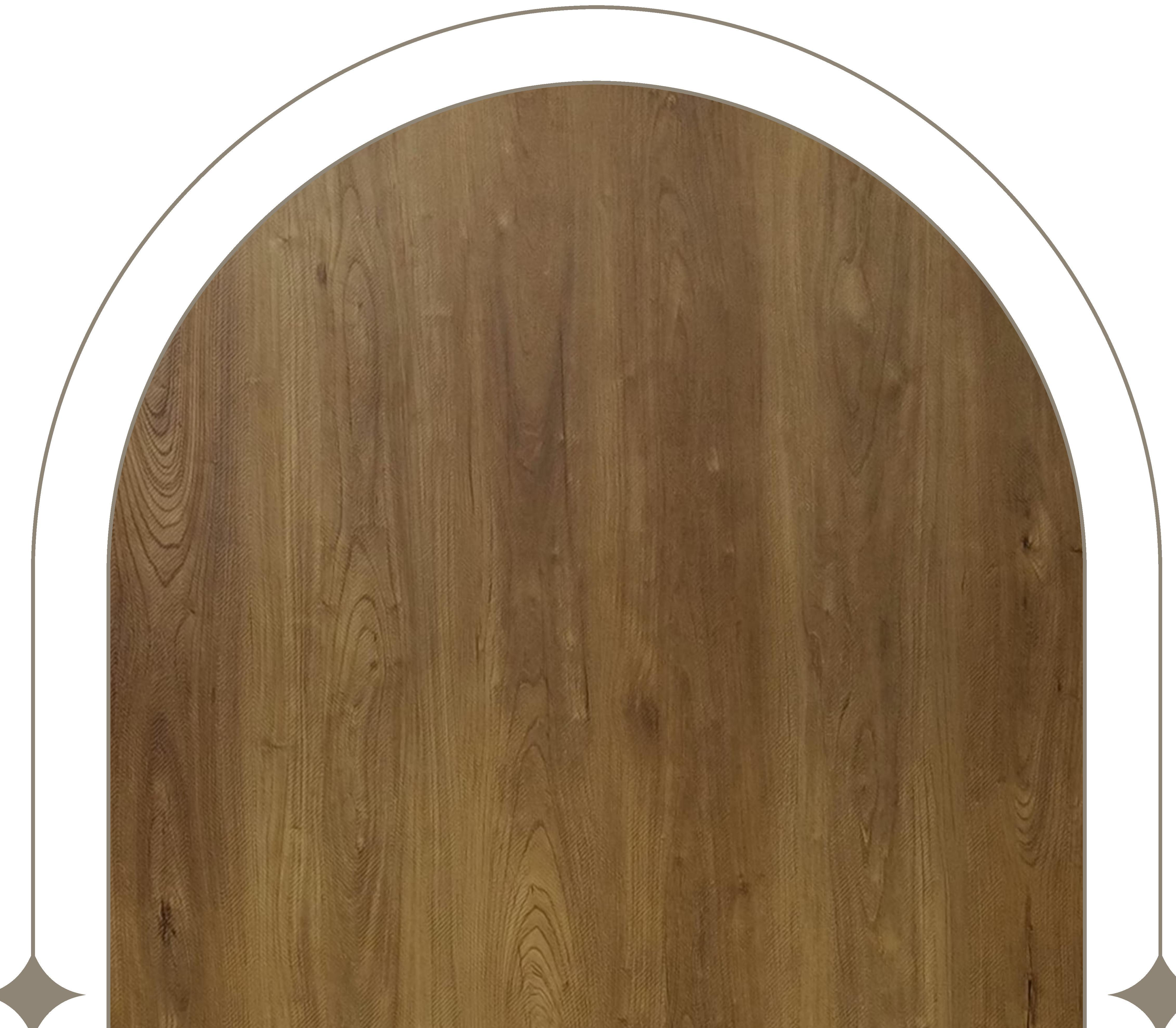 Brown wood laminate with textured finish and vertical grain pattern.