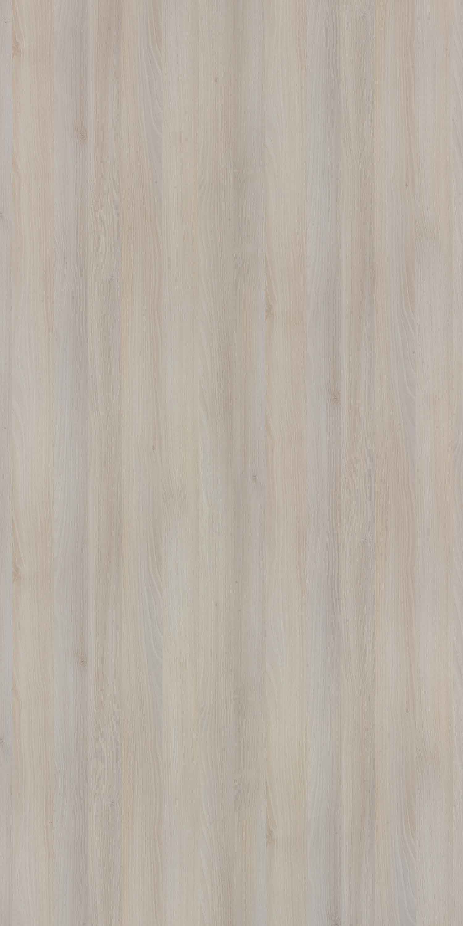 White wood grain laminate with suede finish and vertical wood pattern texture