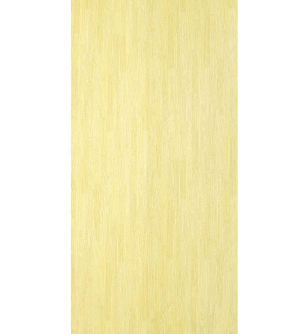 Yellow wood grain decorative laminate with suede finish and subtle texture, displaying a natural wood pattern and smooth