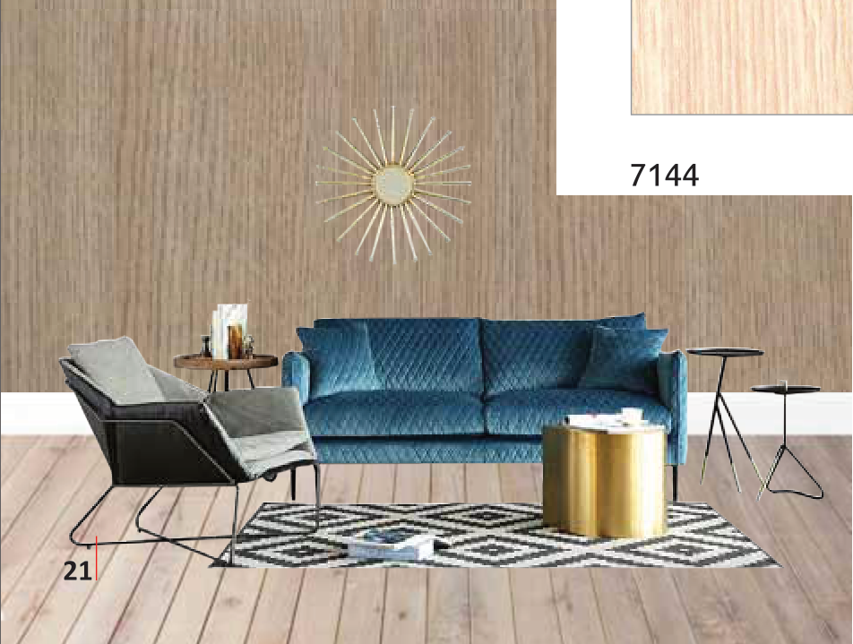 Golden Oak pre-laminated MDF board by Pioneer Panel