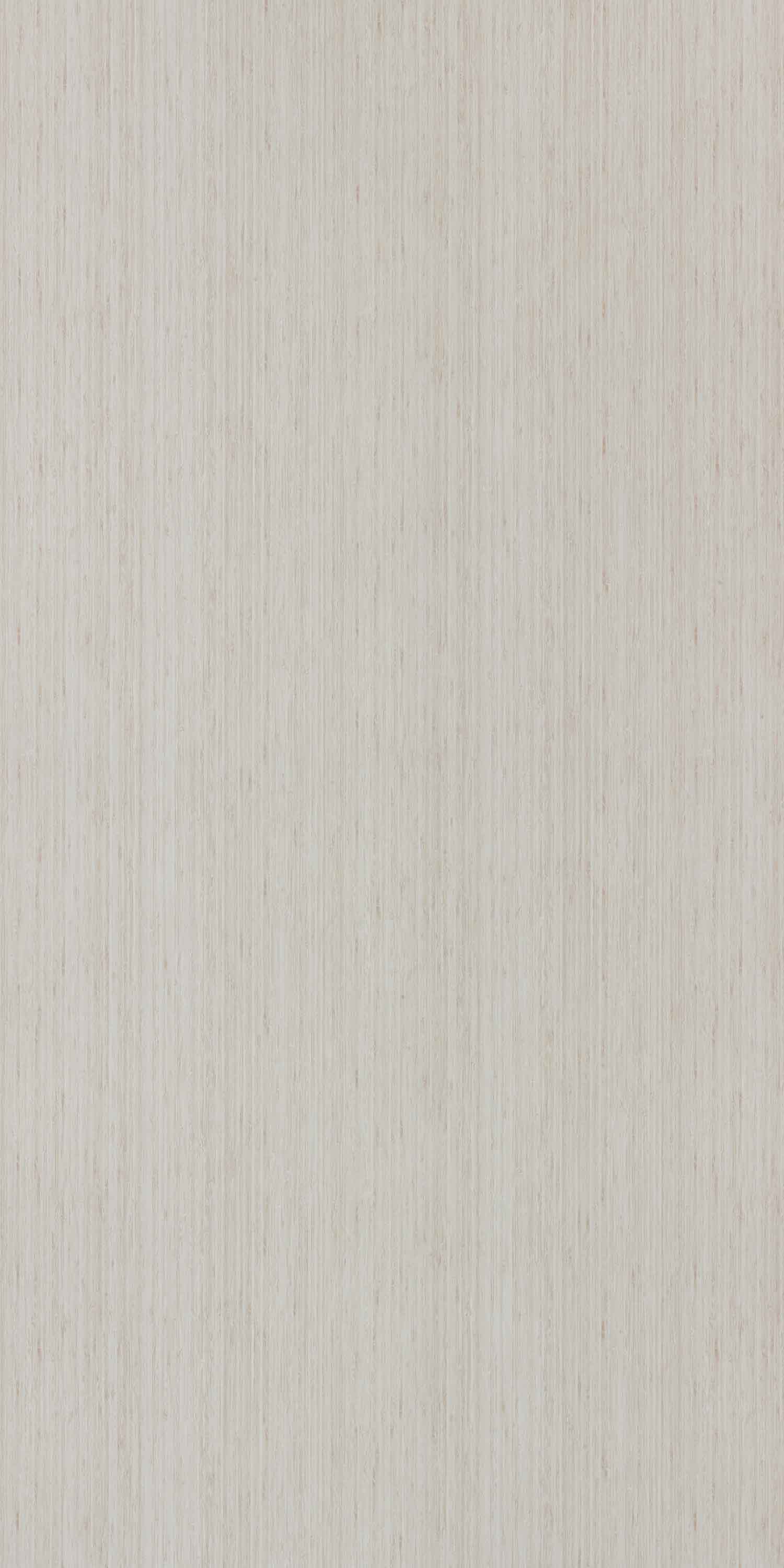 White wood grain laminate with vertical texture and subtle sheen, displaying a wood appearance with fine grain details.