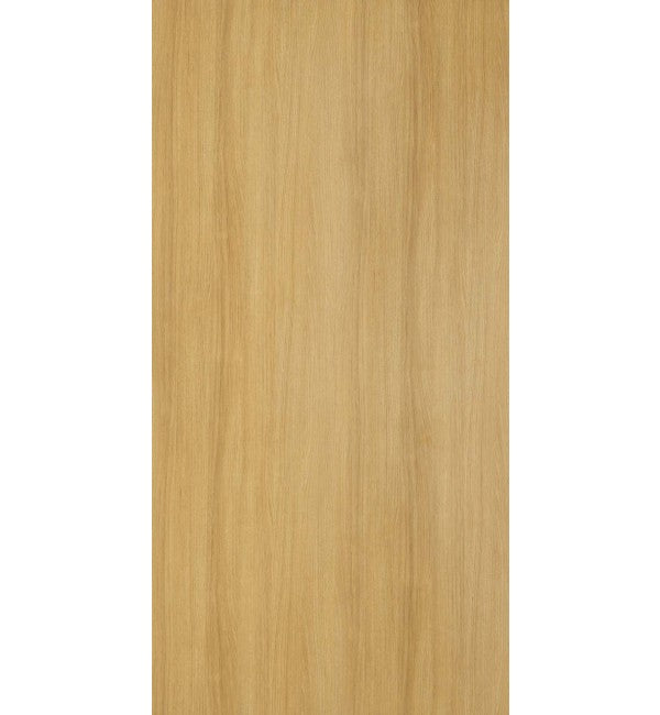 Beige wood grain laminate with suede finish and subtle texture, displaying a natural wood pattern and vertical grain
