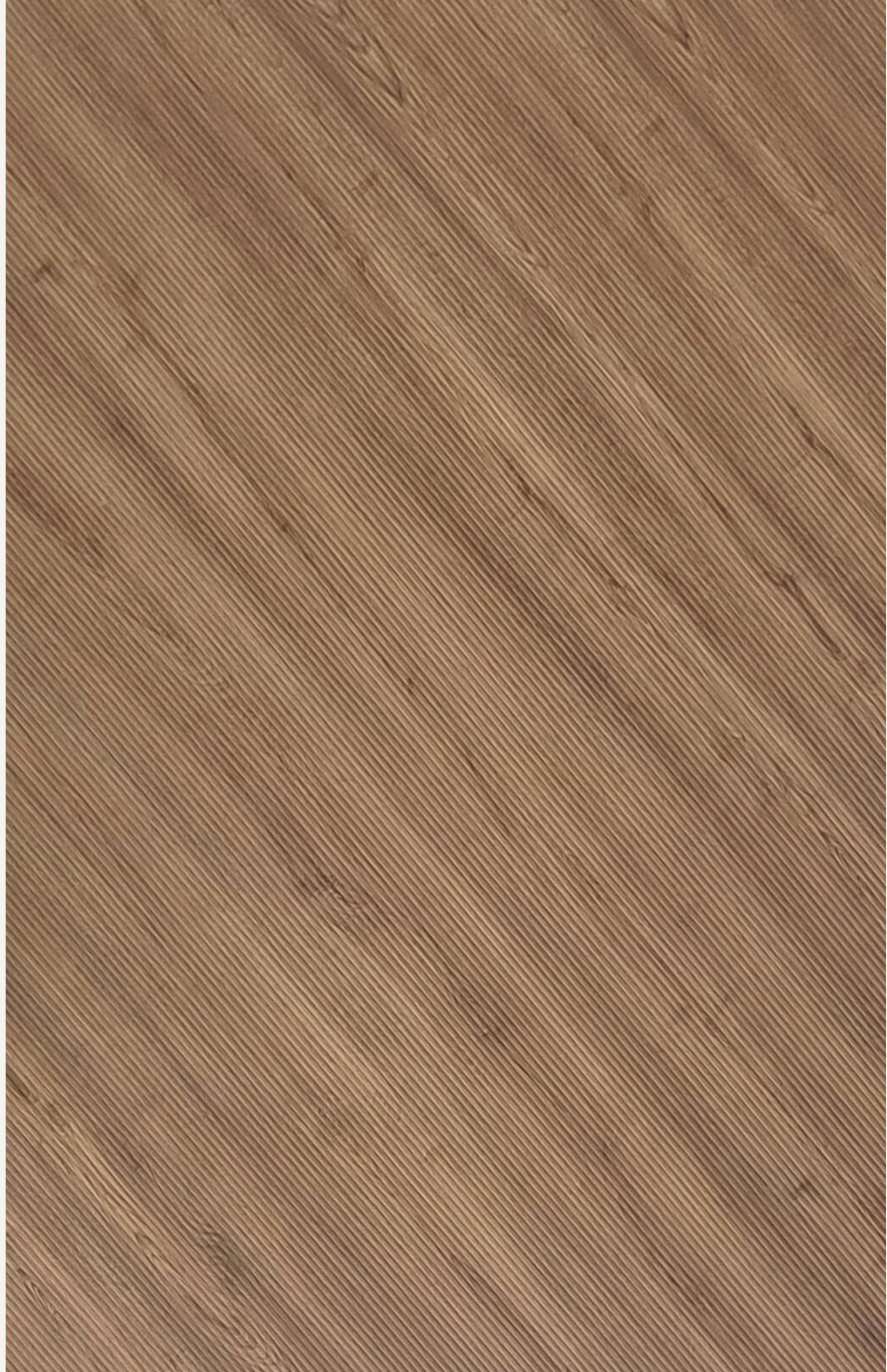 Brown wood laminate with diagonal grain and textured finish.