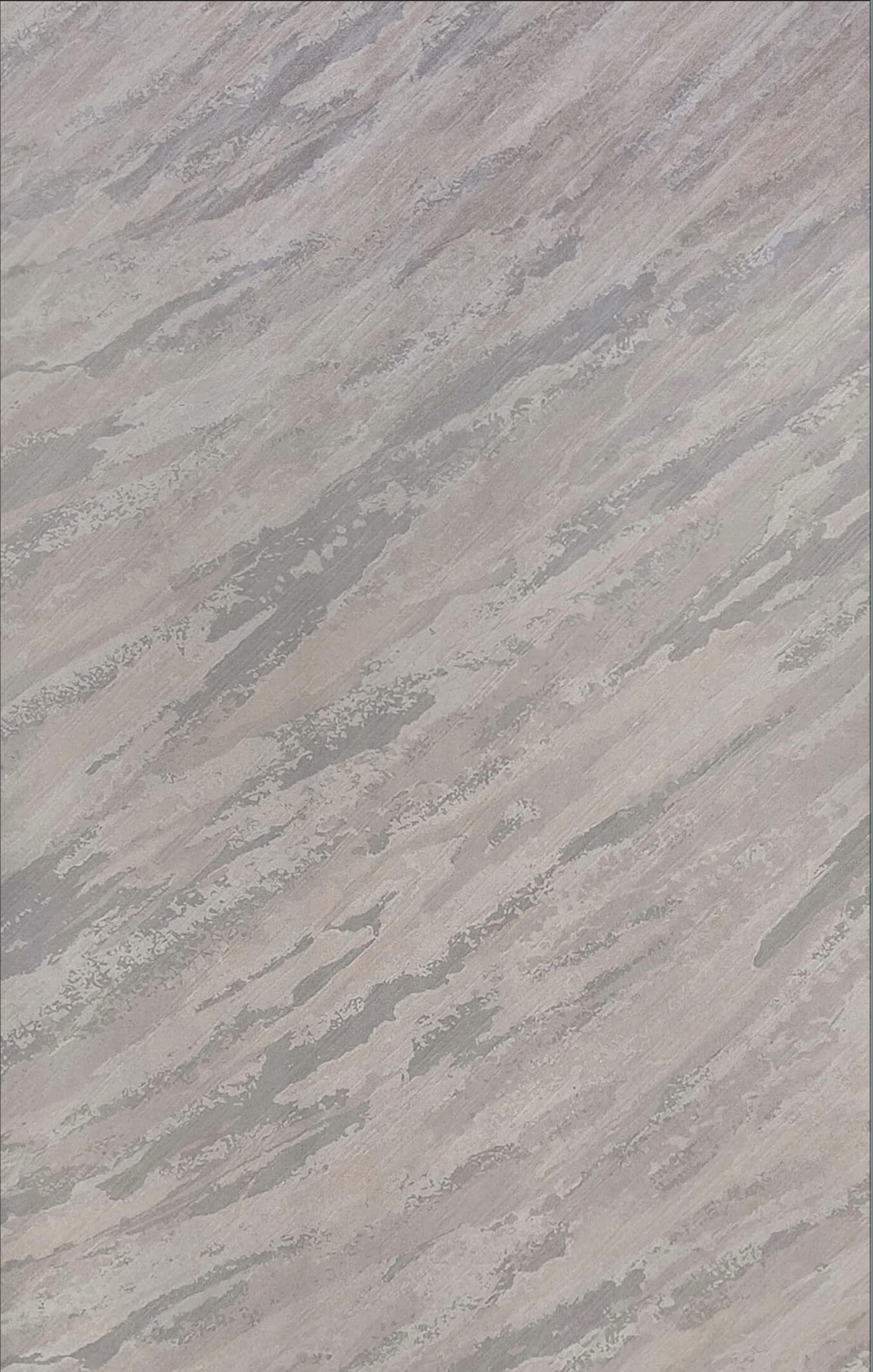 Grey marble laminate with diagonal streaks and glossy finish.